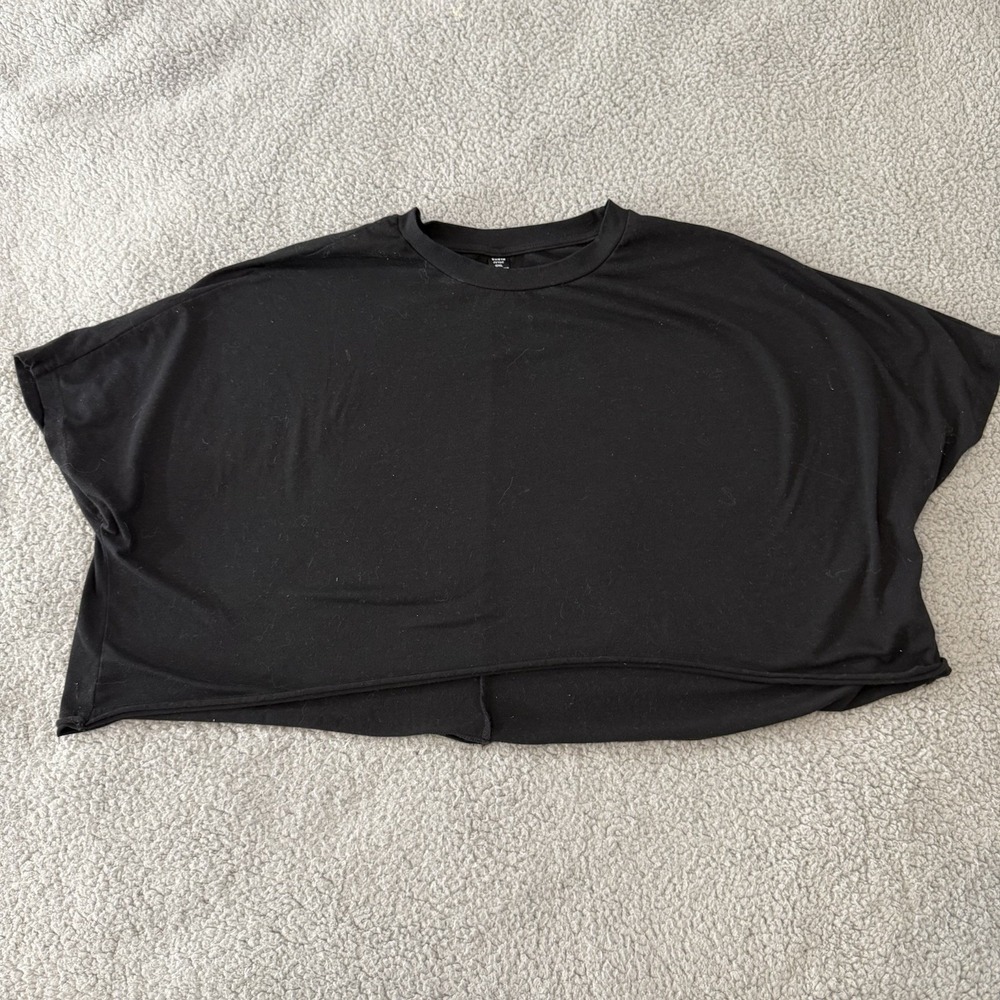 Women's OXL  Black Crop Top Halloween
